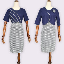 Load image into Gallery viewer, African Dresses For Women Red Printing Women's Dress 2019 Autumn Black African Dress Women African Clothes Office Ankara Dress