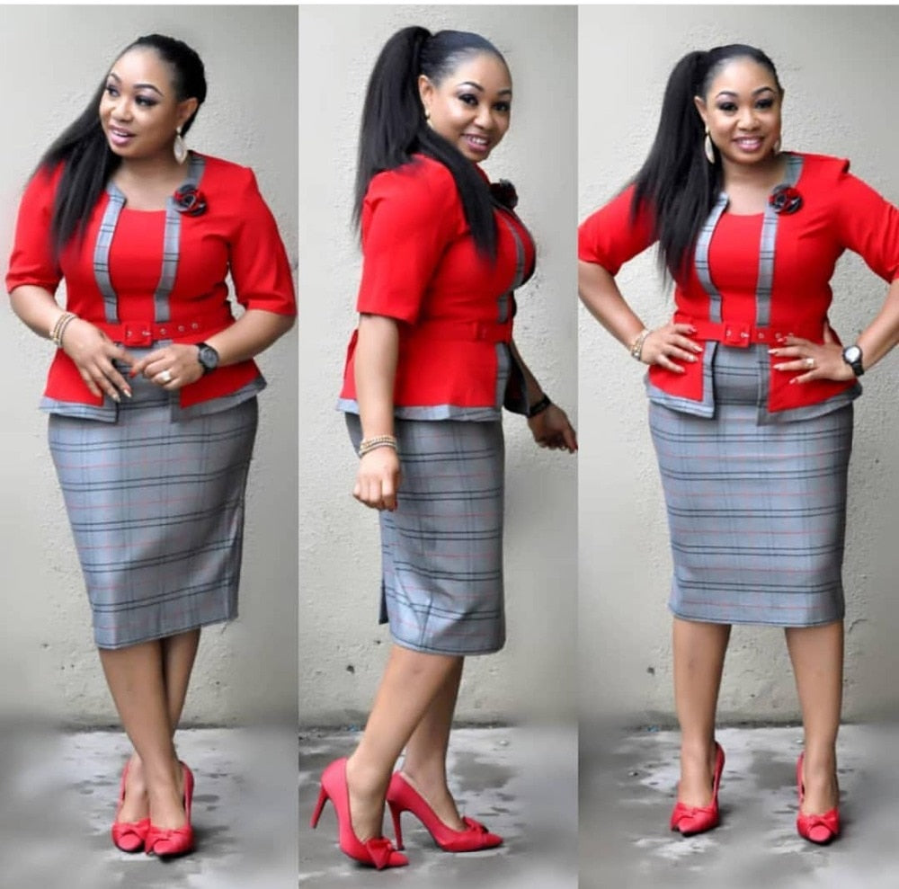 Ankara office dress